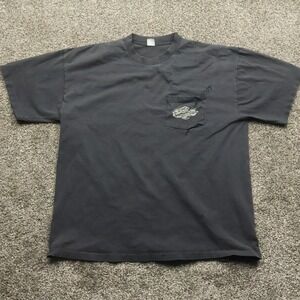 Vintage Dakota Shirt Men's XL Gray Graphic Where Smooth Comes Easy‎